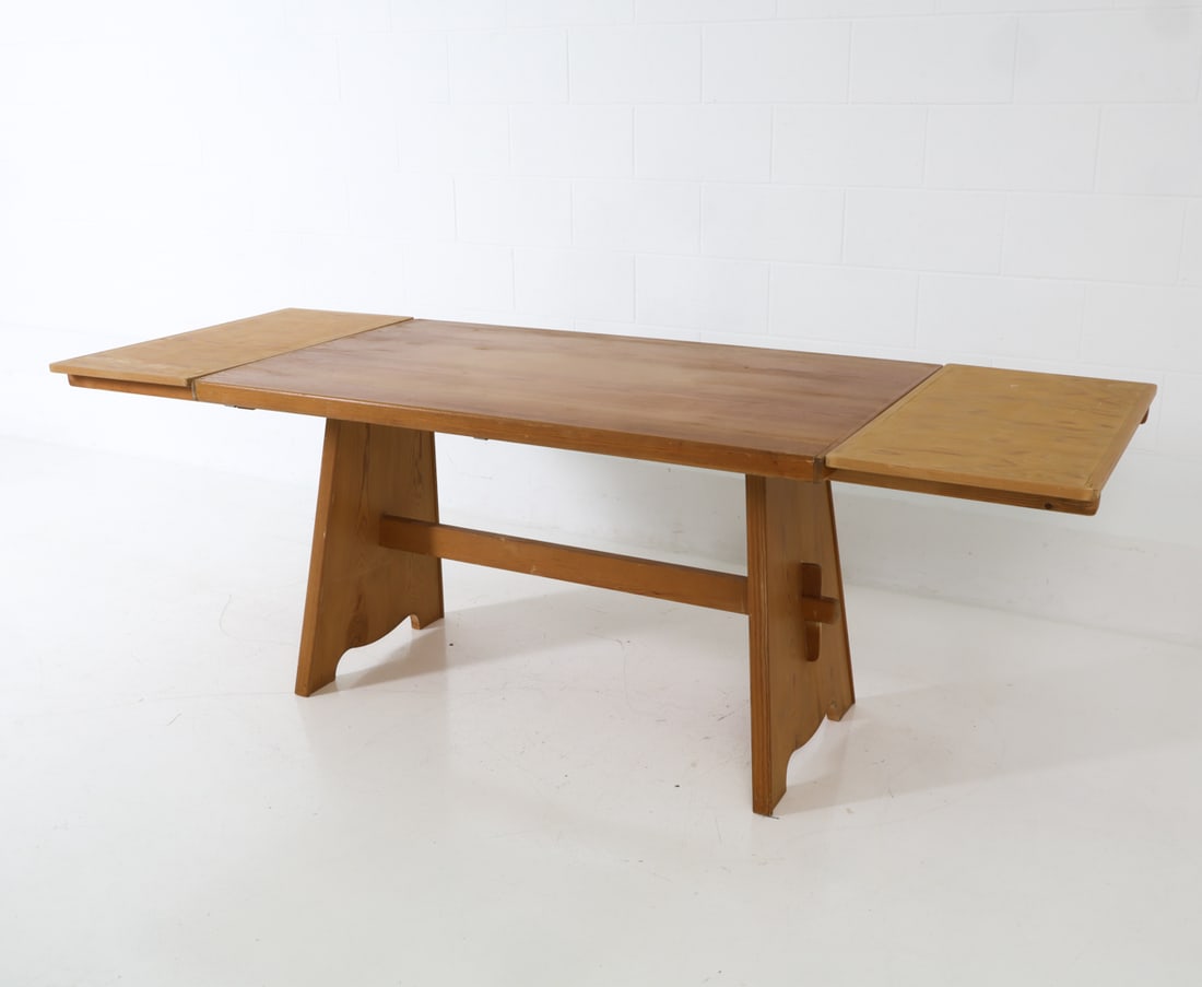 (4) GORAN MALMVALL PINE DINING SET 1950S - 4