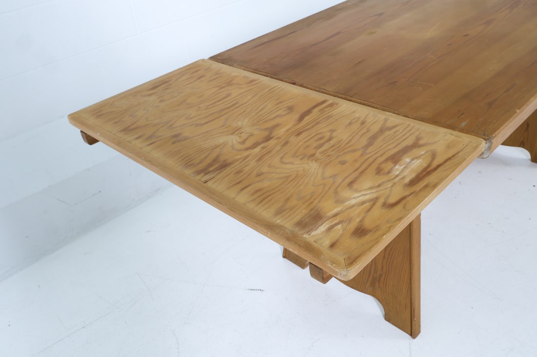 (4) GORAN MALMVALL PINE DINING SET 1950S - 7