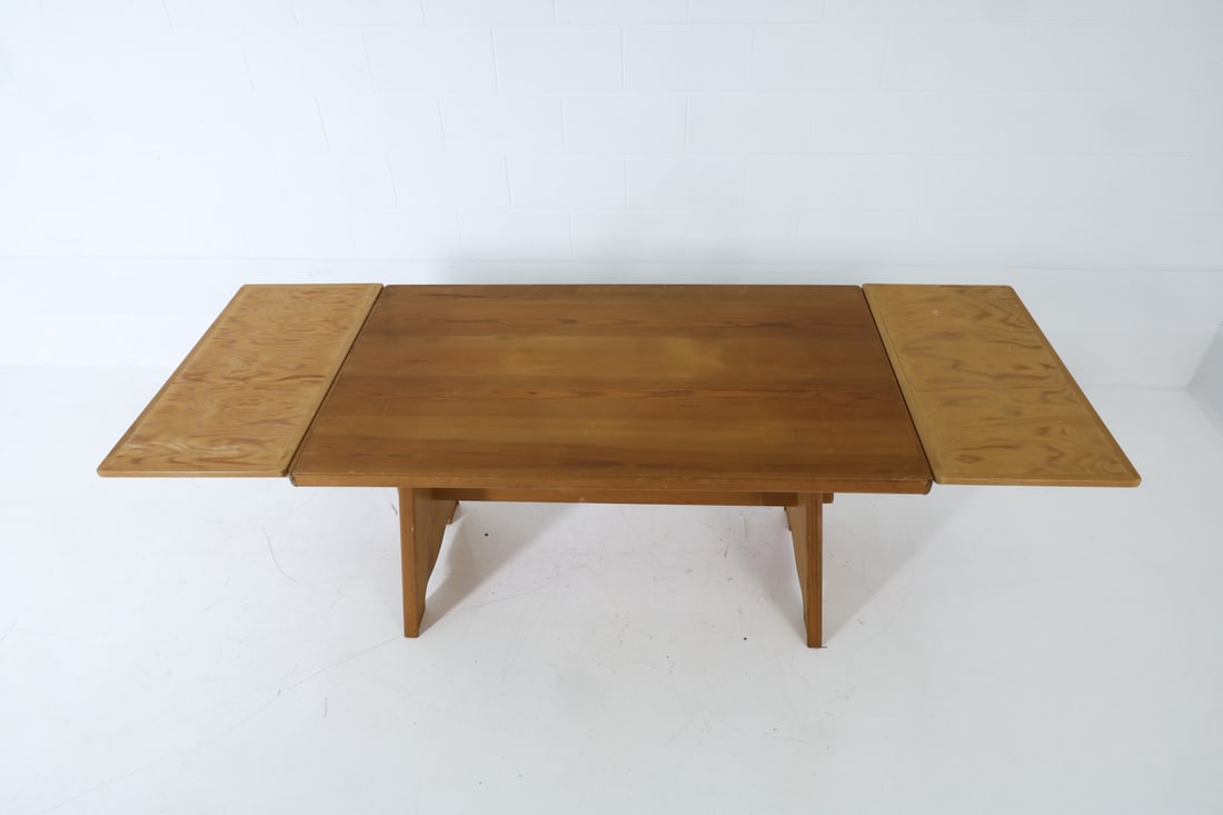 (4) GORAN MALMVALL PINE DINING SET 1950S - 8