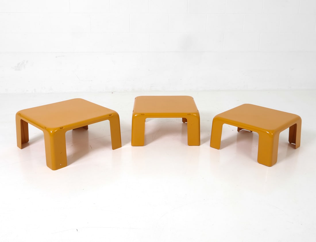 (3) MARIO BELLINI FOR C&B ITALIA NESTING TABLES (1 of 11)