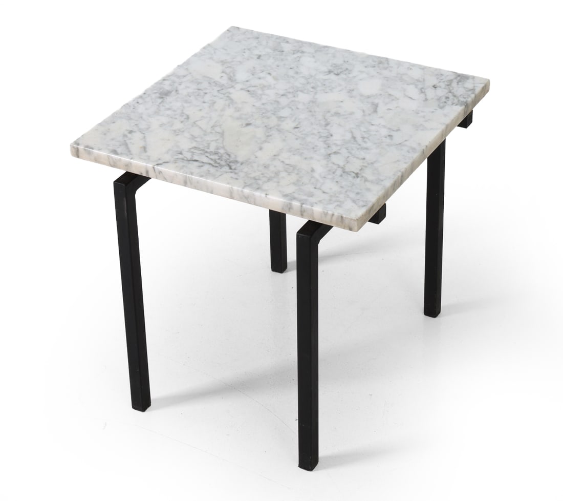 DUTCH MARBLE TOP SIDE TABLE 1980S (1 of 15)