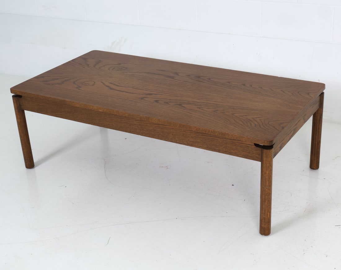 TAPIOVAARA STYLE FINNISH OAK COFFEE TABLE C. 1970S (1 of 14)