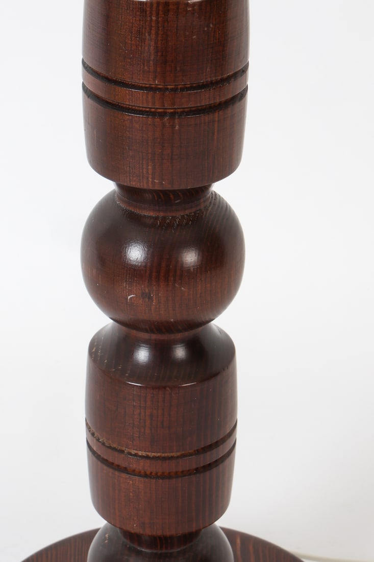 SWEDISH PINE TABLE LAMP 1970S - 5