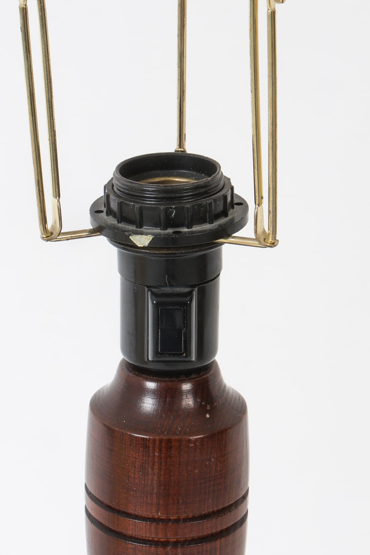 SWEDISH PINE TABLE LAMP 1970S - 6