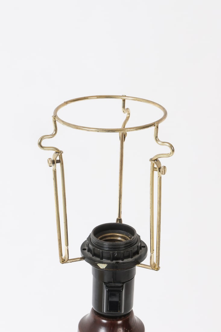 SWEDISH PINE TABLE LAMP 1970S - 7