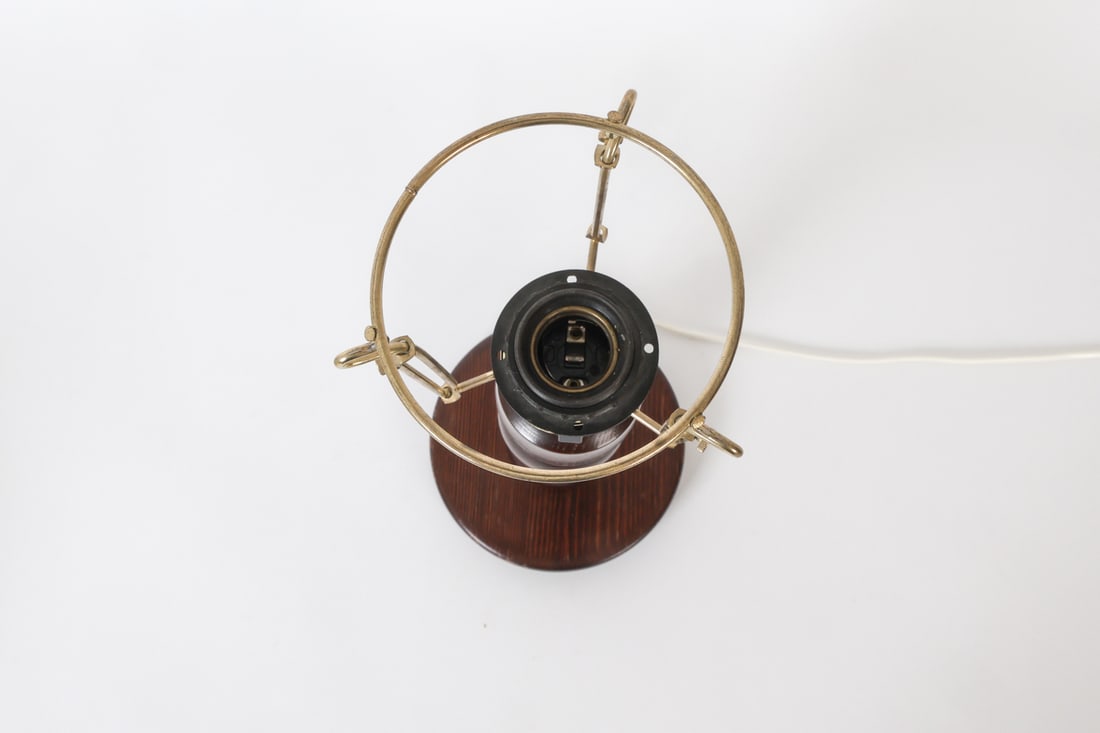 SWEDISH PINE TABLE LAMP 1970S - 8