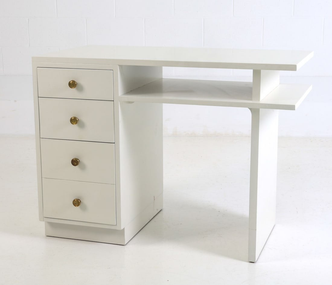 JOHN WIDDICOMB PAINTED MAHOGANY DESK C. 1950S (1 of 1)