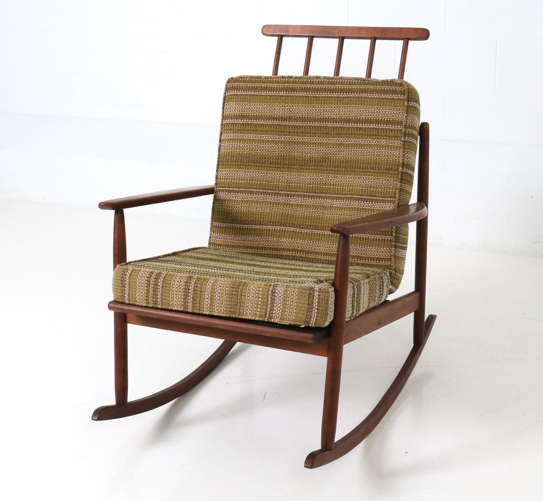 STYLE OF EDMOND SPENCE ROCKING CHAIR (1 of 1)