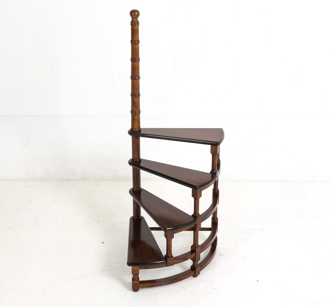 VINTAGE ENGLISH LIBRARY STEPS (1 of 1)