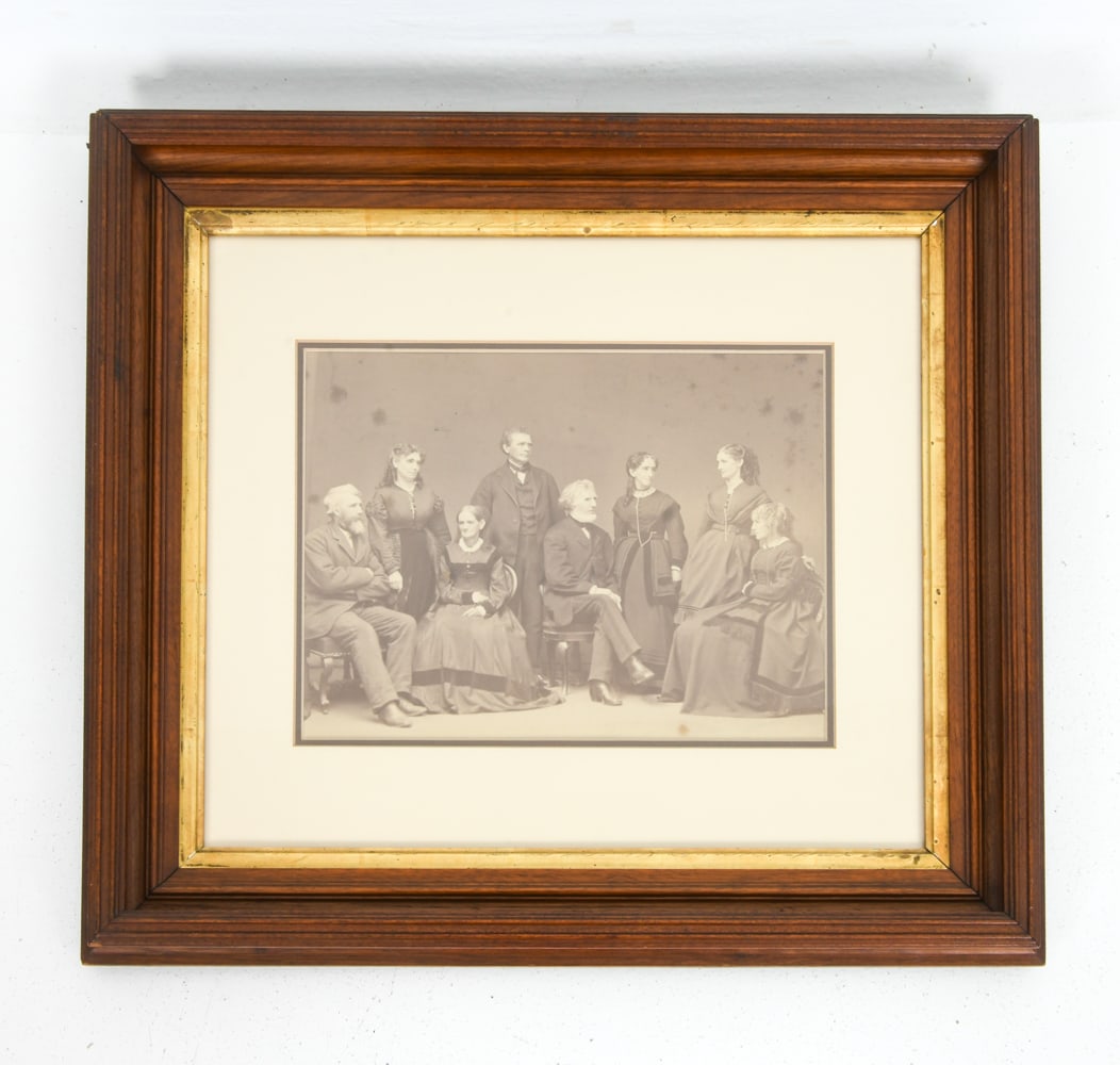 ANTIQUE CORNELL FAMILY PHOTOGRAPH C. 1870 (1 of 1)