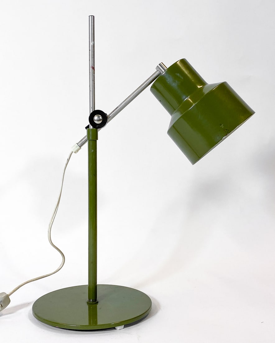 DANISH STEEL TABLE LAMP C. 1970S (1 of 10)