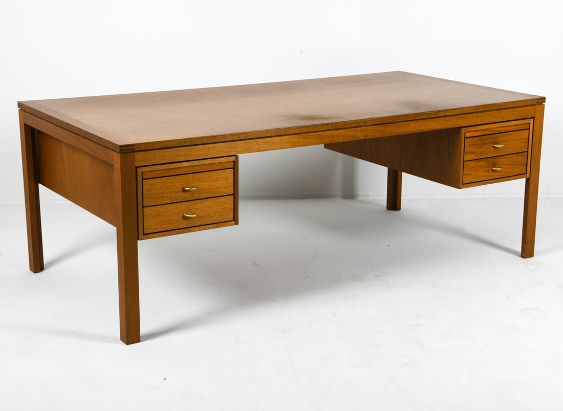 CHRISTIAN HVIDE FOR SOBORG DANISH MAHOGANY DESK (1 of 1)