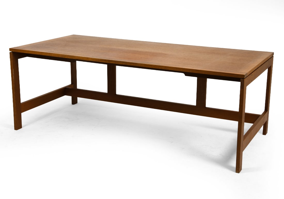 JENSEN & VALEUR FOR MUNCH DANISH TEAK DESK 1970S (1 of 1)