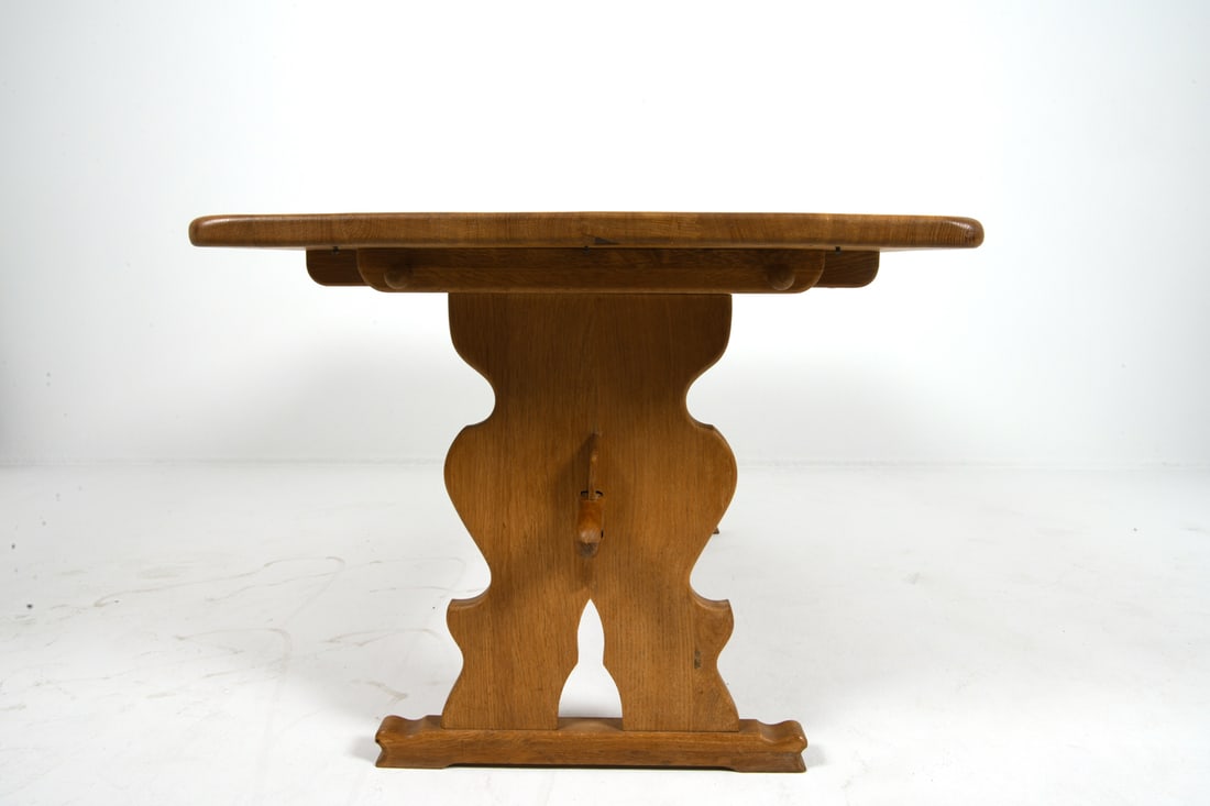 HENNING KJAERNULF OAK DINING TABLE - 14