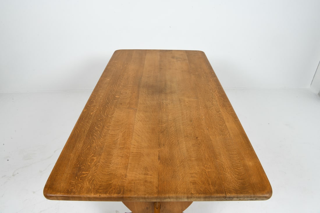 HENNING KJAERNULF OAK DINING TABLE - 7