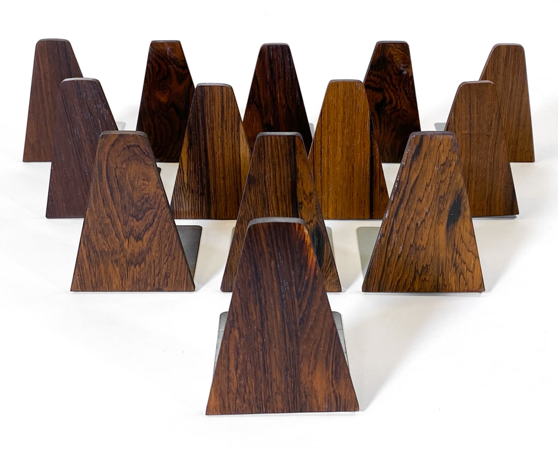 KAI KRISTIANSEN DANISH ROSEWOOD BOOKENDS GROUPING (1 of 1)