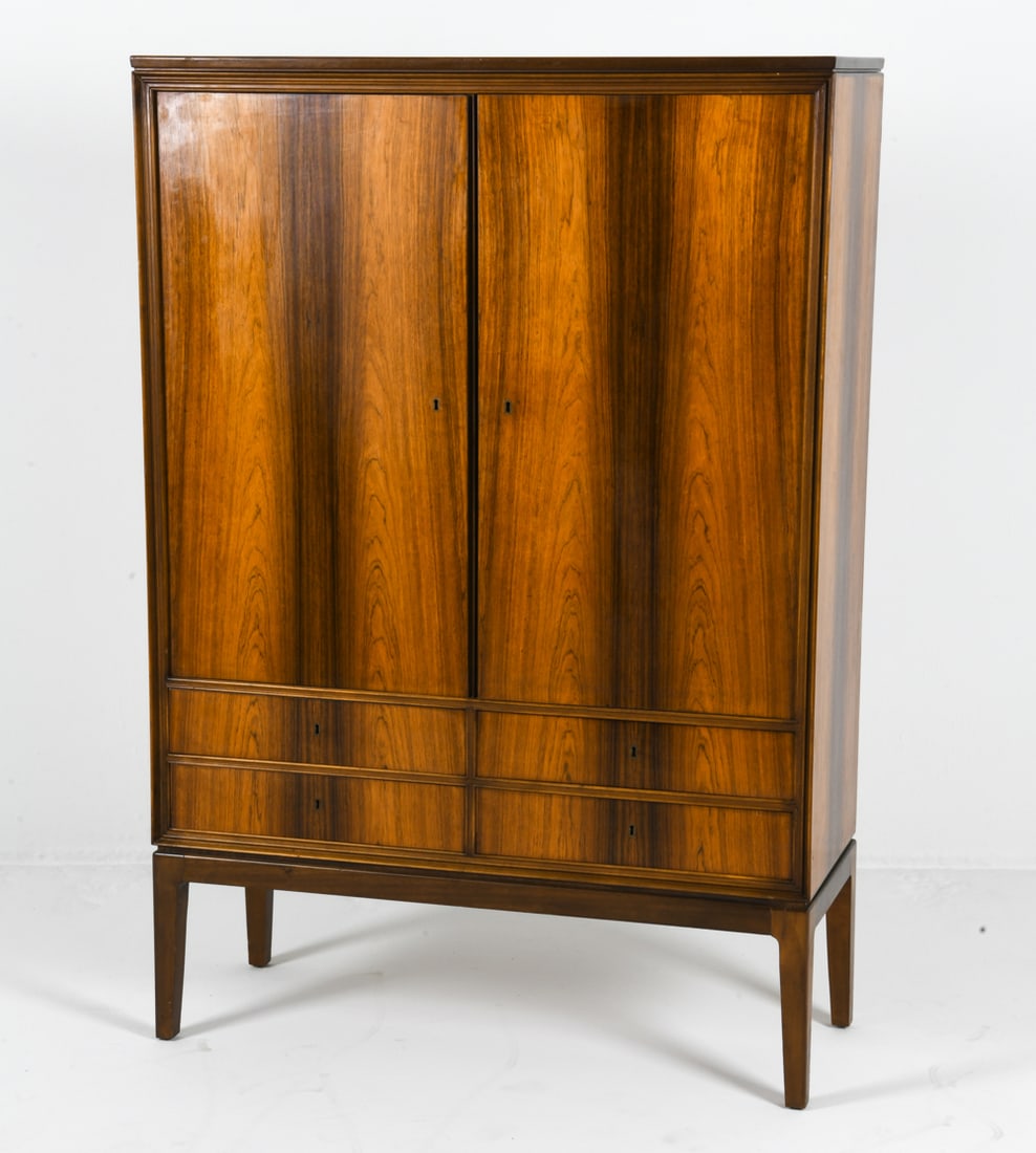 LYSBERG, HANSEN & THERP DANISH ROSEWOOD CABINET (1 of 12)