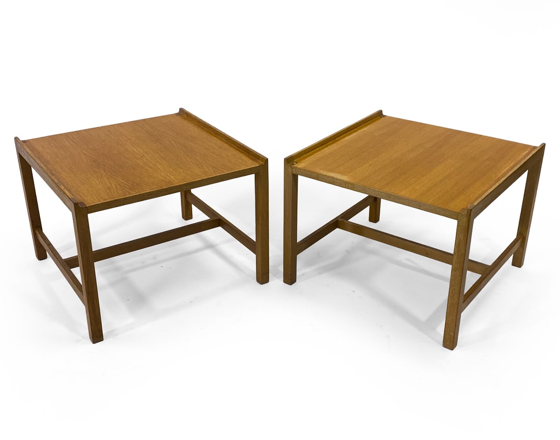PAIR OF KARL-ERIK EKSELIUS OAK SIDE TABLES C.1970S (1 of 1)