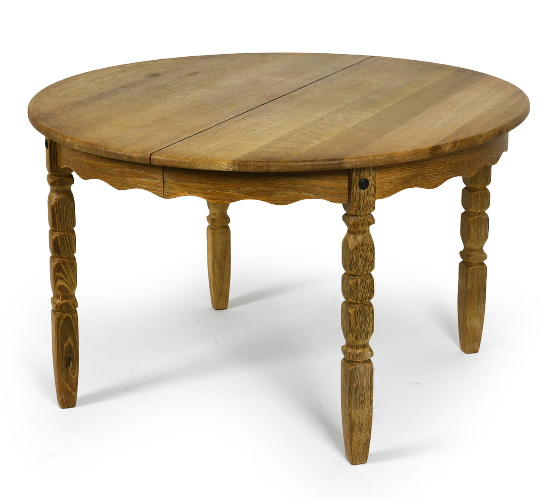 HENNING KJAERNULF STYLE OAK DINING TABLE - 11