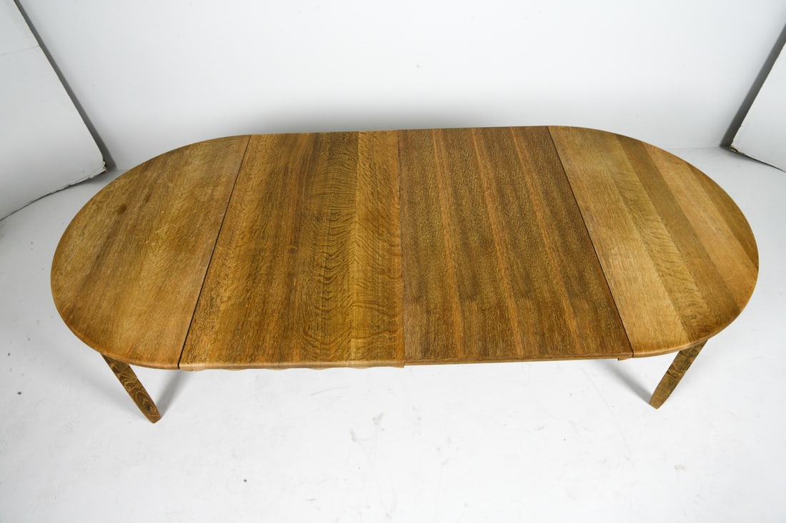 HENNING KJAERNULF STYLE OAK DINING TABLE - 4