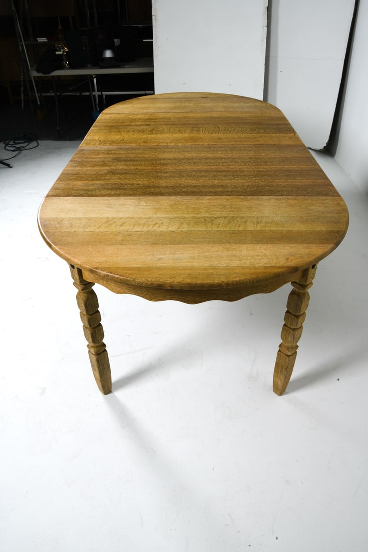 HENNING KJAERNULF STYLE OAK DINING TABLE - 5