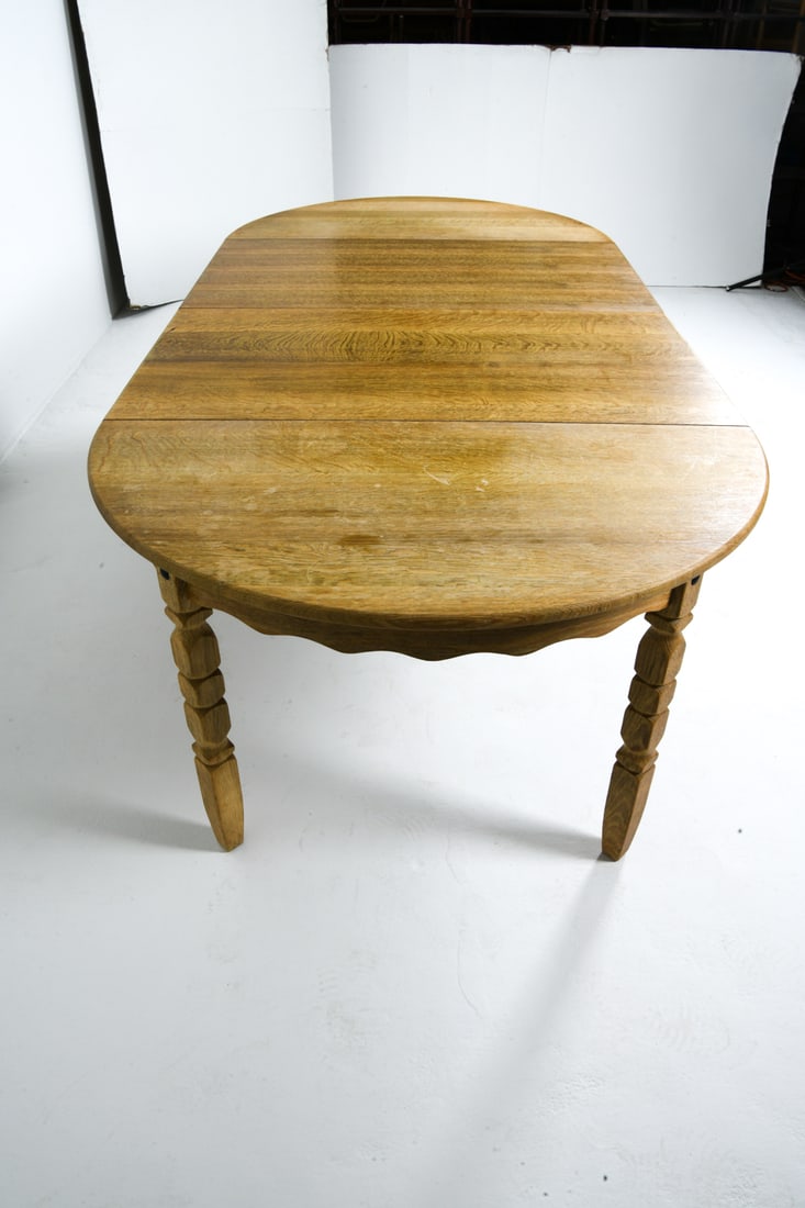 HENNING KJAERNULF STYLE OAK DINING TABLE - 7