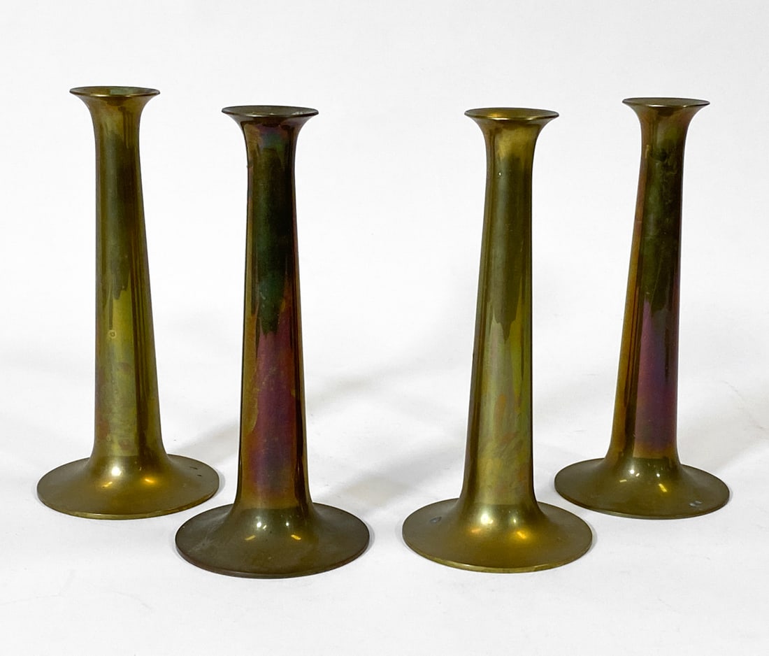 TORBEN ORSKOV & CO. BRASS CANDLEHOLDERS C. 1970S (1 of 1)
