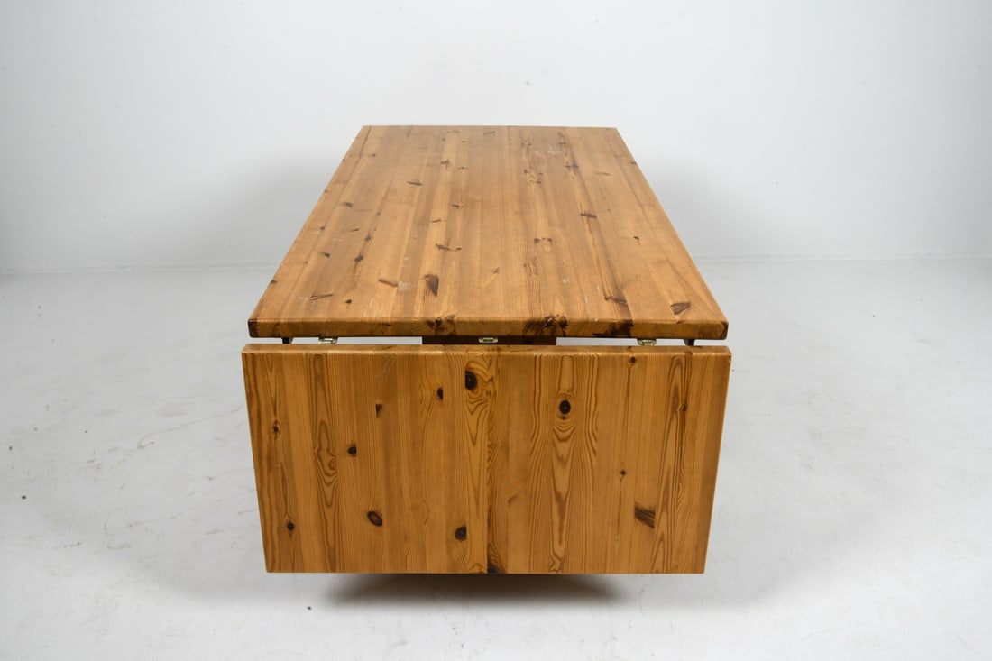 DANISH PINE EXPANDING DINING TABLE C. 1970S - 12