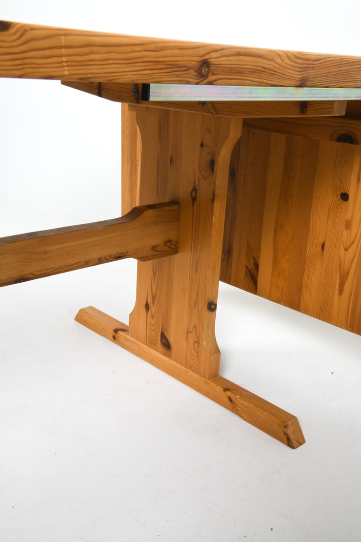 DANISH PINE EXPANDING DINING TABLE C. 1970S - 18