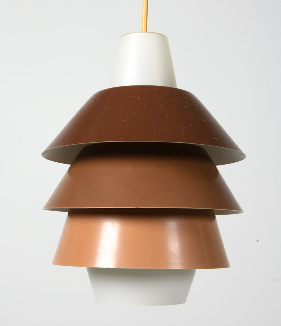 DANISH TIERED PENDANT LIGHT C. 1970S (1 of 1)