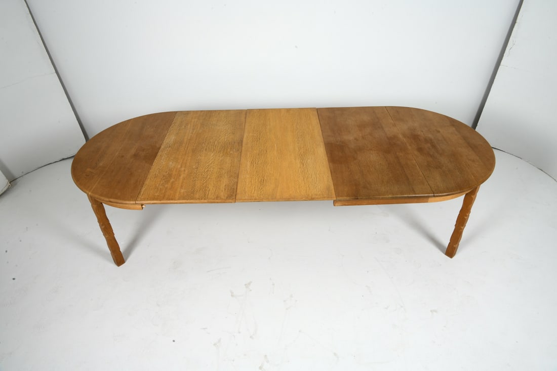 HENNING KJAERNULF STYLE OAK DINING TABLE - 4