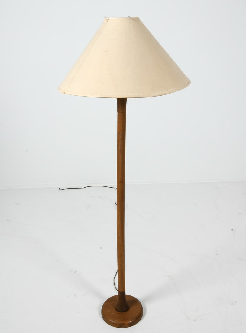 KOVACS STYLE SWEDISH TEAK FLOOR LAMP C. 1960S (1 of 13)