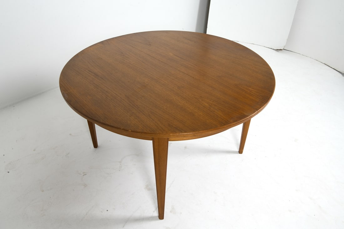 OMANN JUN MOBELFABRIK TEAK EXTENDING DINING TABLE - 8