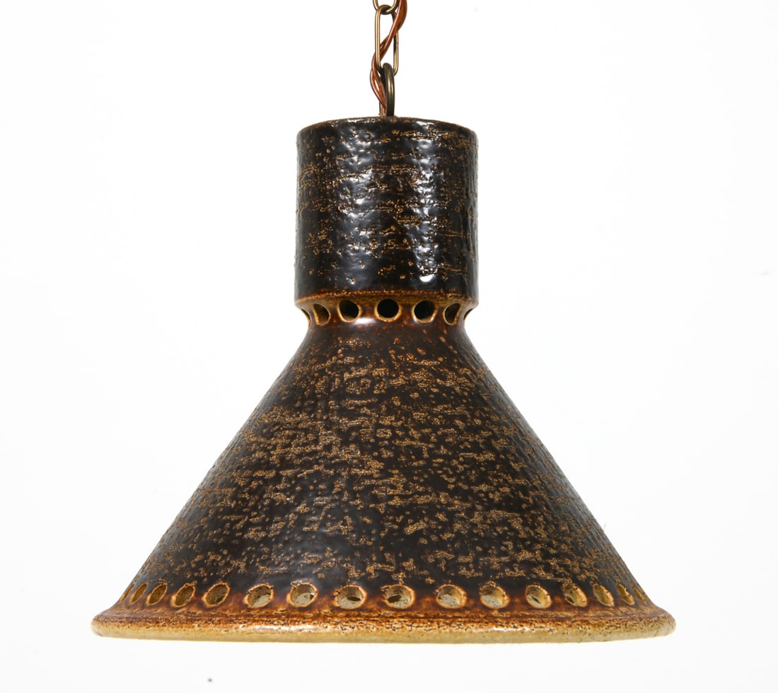 DANISH CERAMIC PENDANT LIGHT C. 1970S (1 of 1)