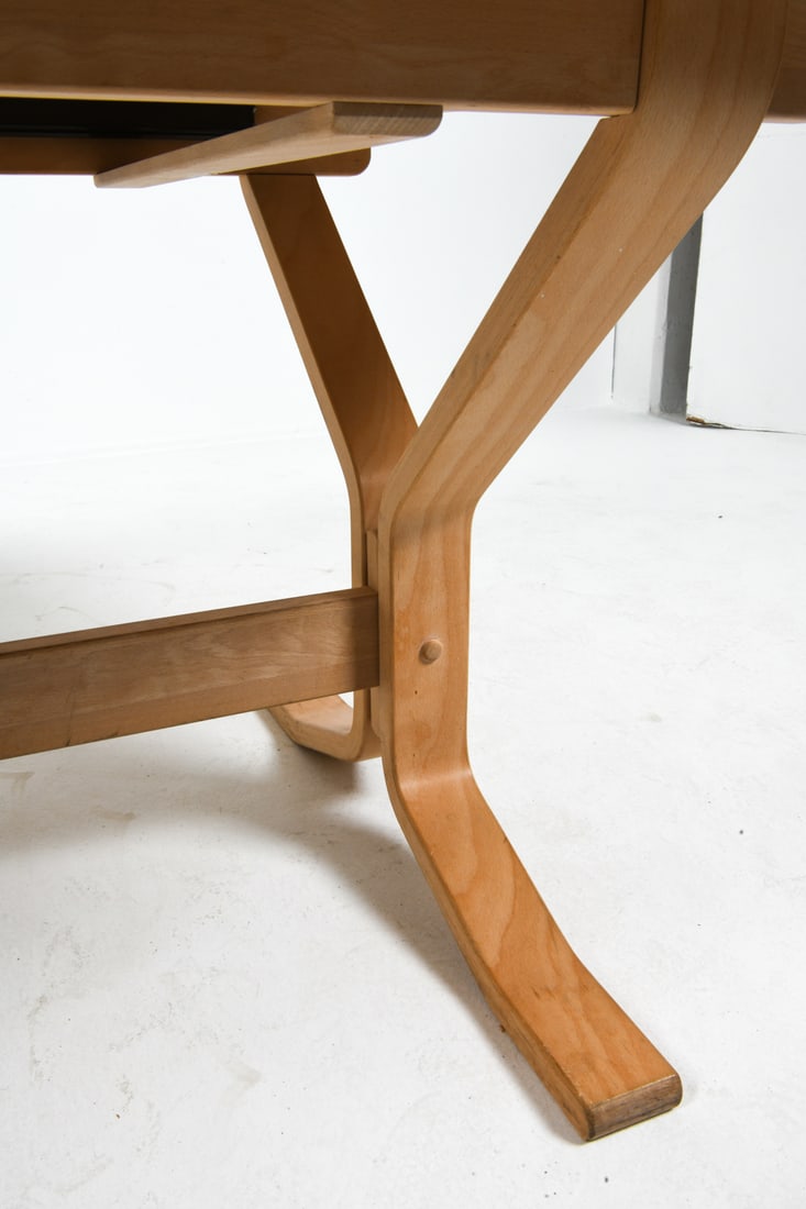 RUBBY MOBLER DANISH BEECH EXPANDING DINING TABLE - 14