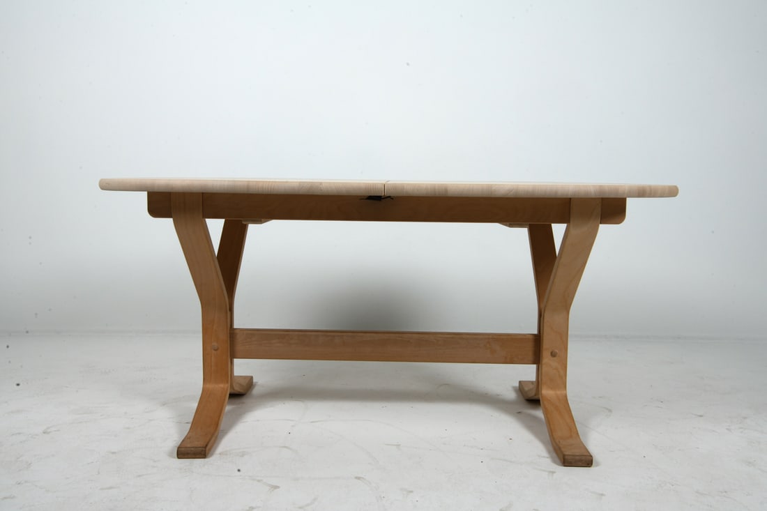 RUBBY MOBLER DANISH BEECH EXPANDING DINING TABLE - 7