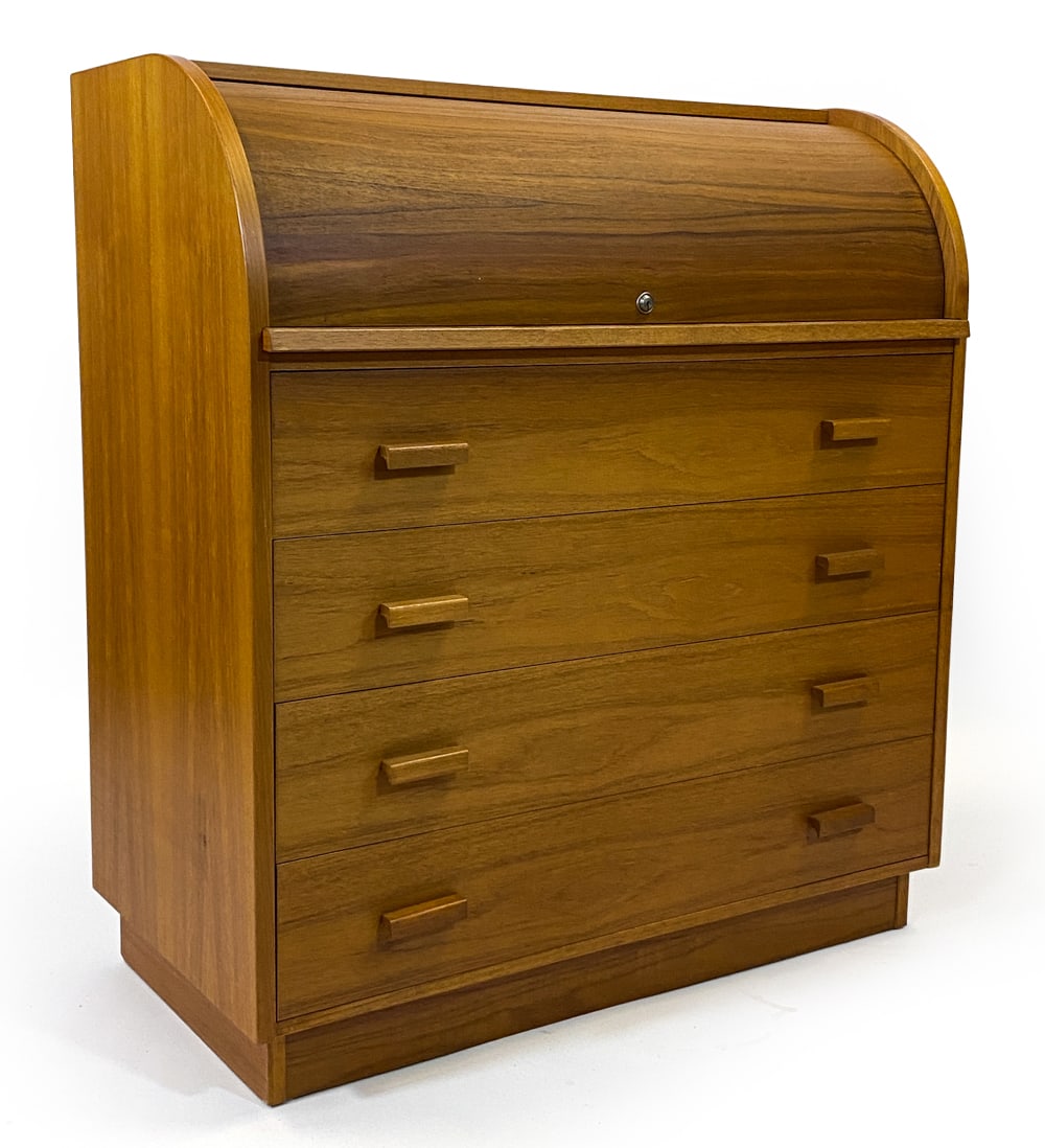 EGON OSTERGAARD STYLE DANISH TEAK SECRETARY 1970S (1 of 18)