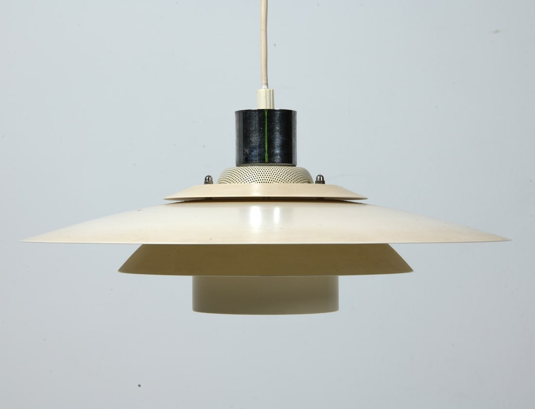 DANISH SAUCER PENDANT LIGHT C. 1970S (1 of 1)