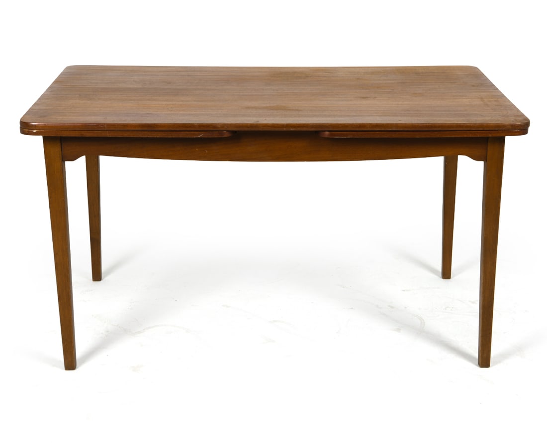 DANISH TEAK EXTENDING DINING TABLE C. 1970S (1 of 1)