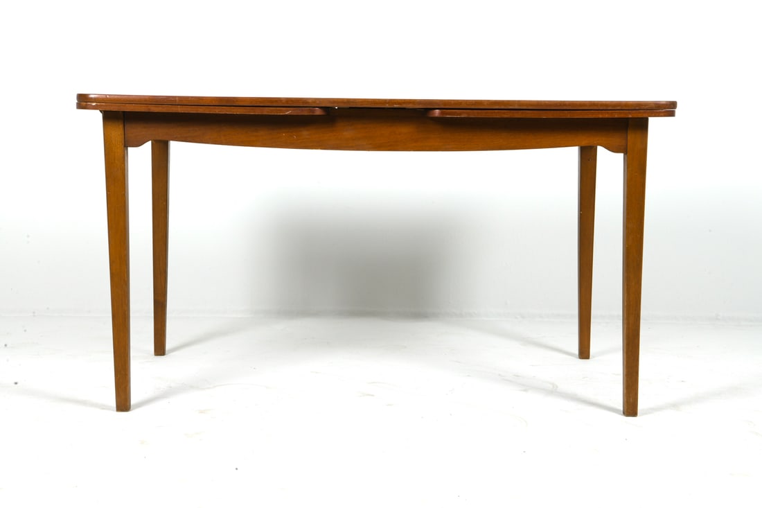 DANISH TEAK EXTENDING DINING TABLE C. 1970S - 8