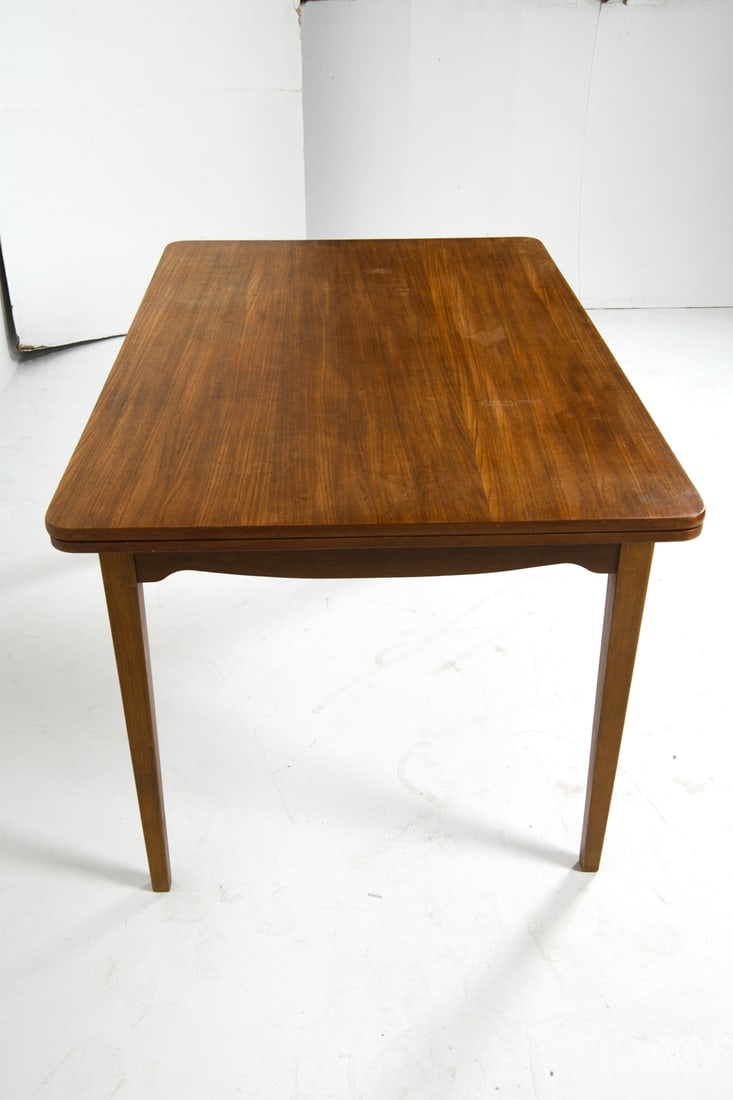 DANISH TEAK EXTENDING DINING TABLE C. 1970S - 9