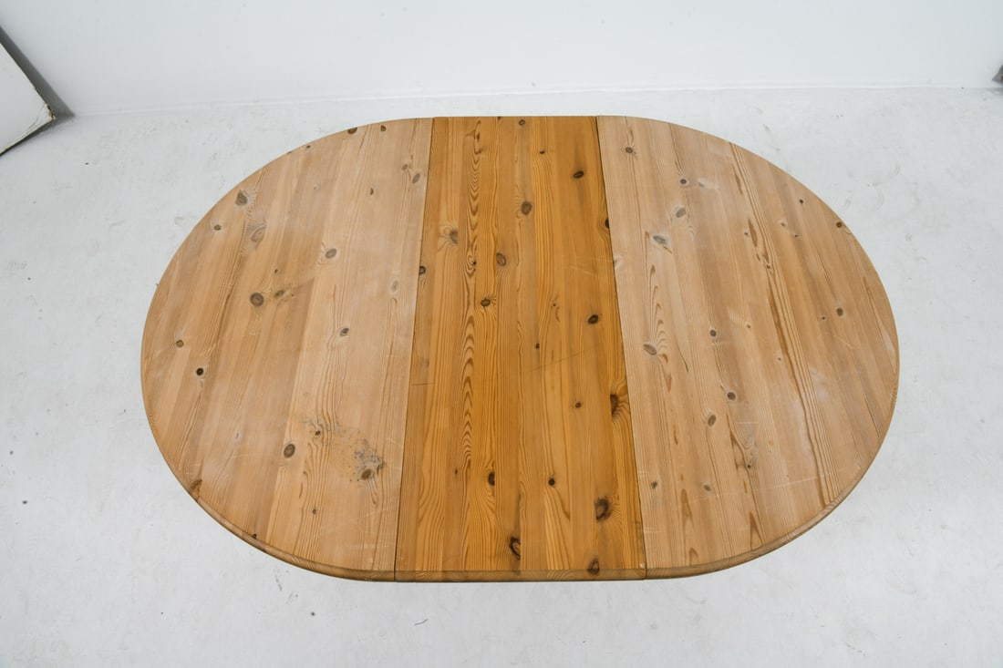 SWEDISH PINE EXPANDING DINING TABLE C. 1970S - 14