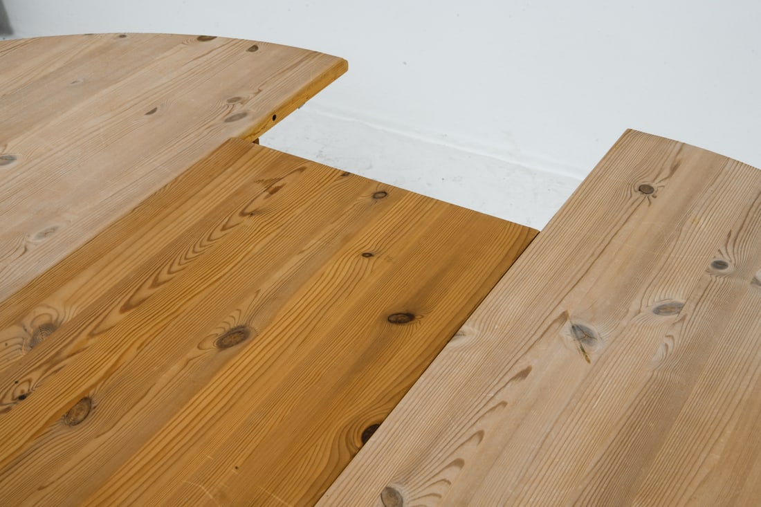 SWEDISH PINE EXPANDING DINING TABLE C. 1970S - 15