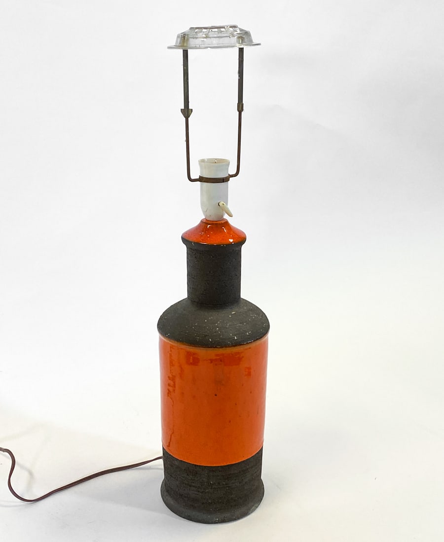 DANISH CERAMIC TABLE LAMP C. 1970S - 2