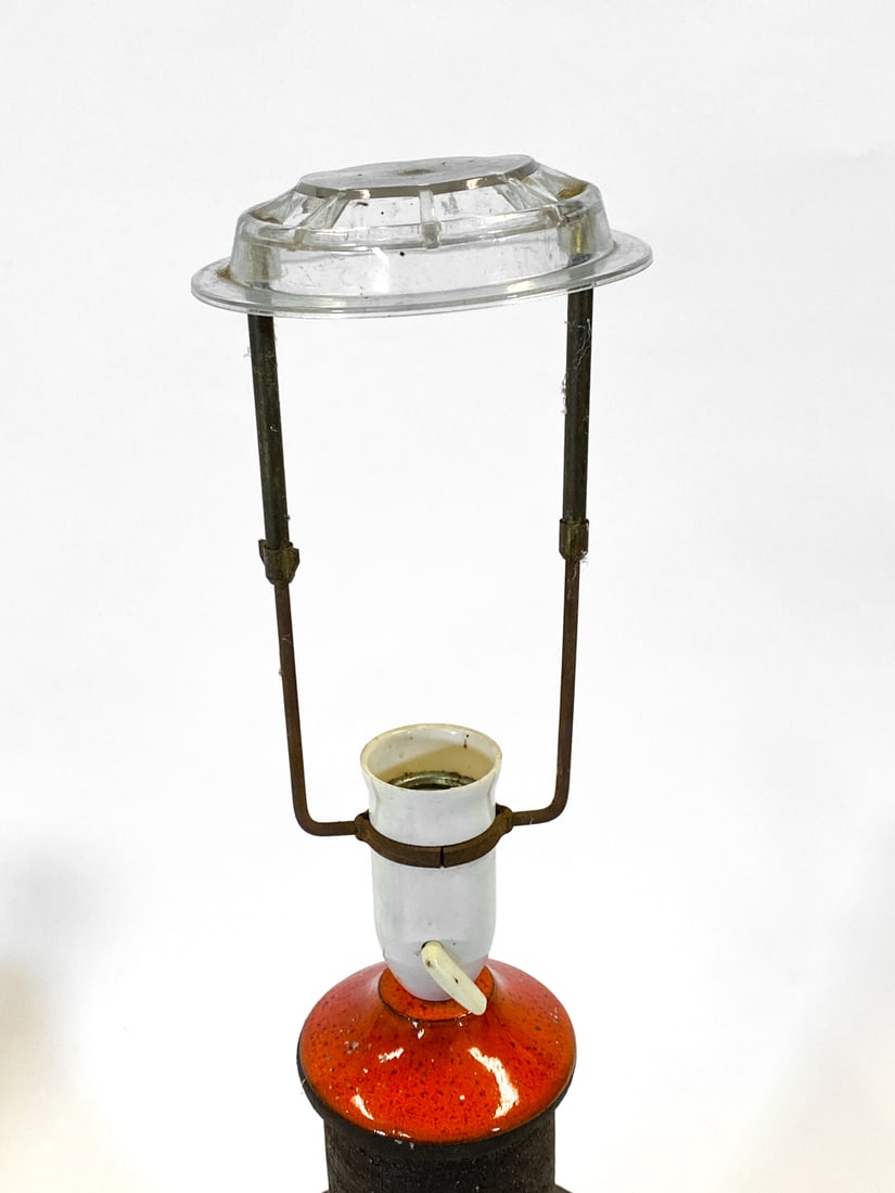 DANISH CERAMIC TABLE LAMP C. 1970S - 3