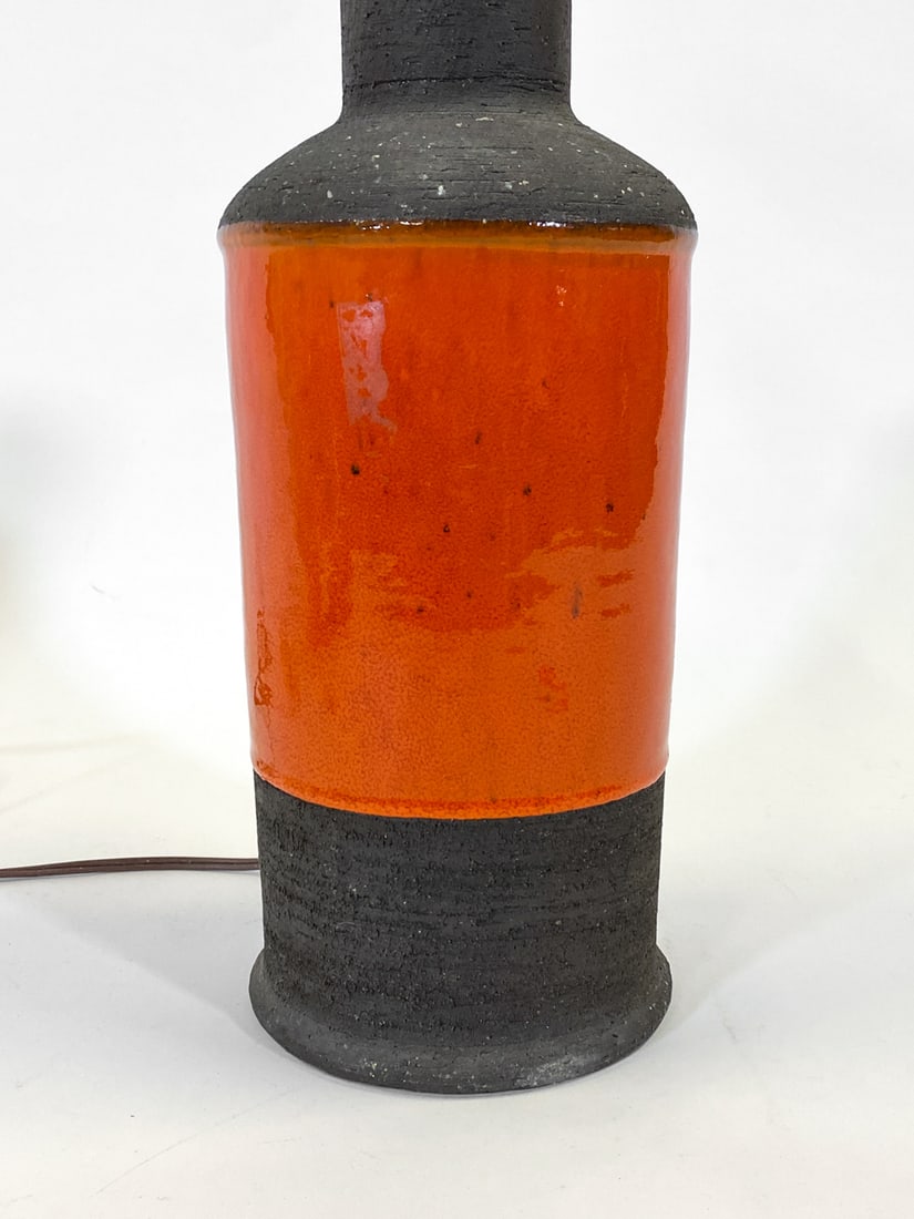 DANISH CERAMIC TABLE LAMP C. 1970S - 4