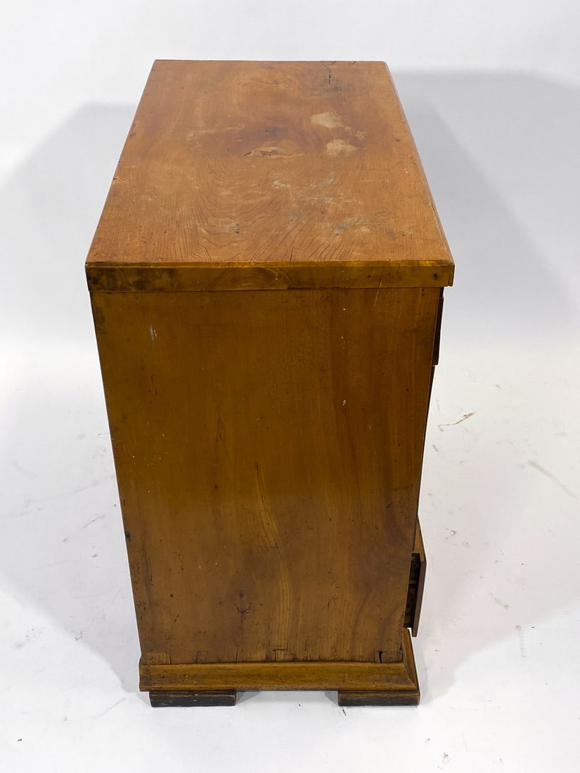 19TH C. BIEDERMEIER STYLE MAPLE SIDE CHEST - 10