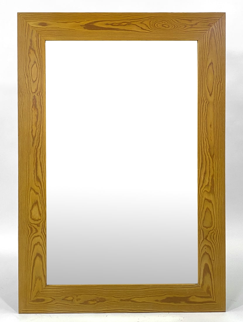 SWEDISH PINE WALL MIRROR C. 1970S (1 of 1)