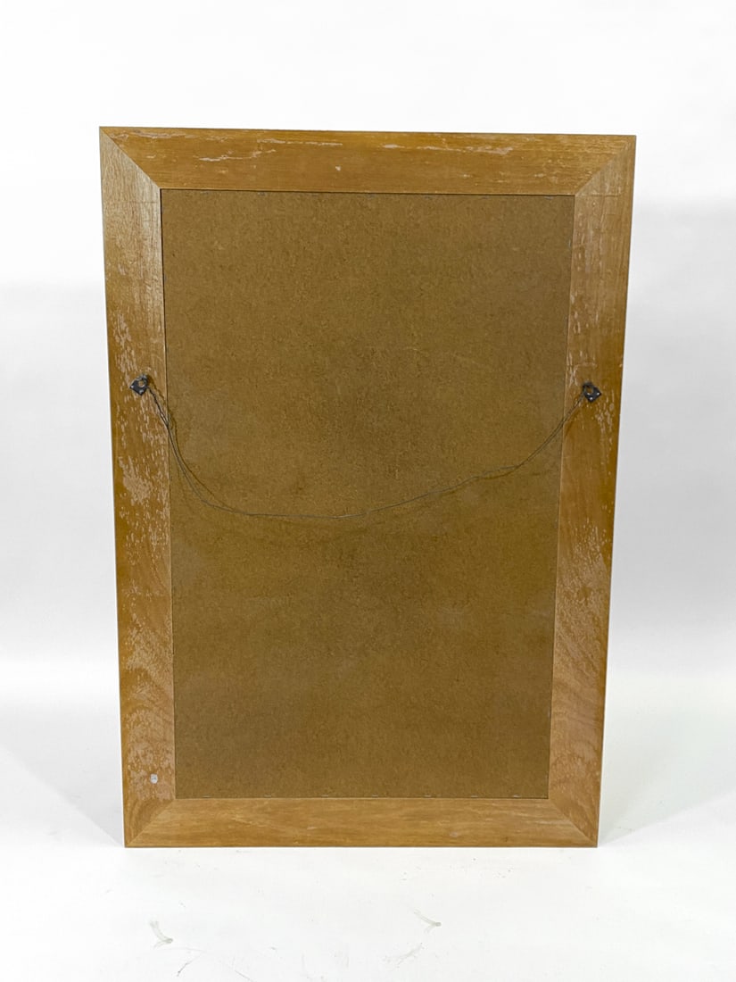 SWEDISH PINE WALL MIRROR C. 1970S - 5