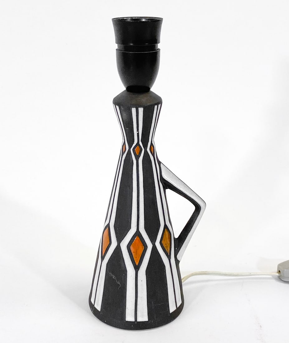 AXELLA DANISH CERAMIC TABLE LAMP C. 1970S (1 of 1)